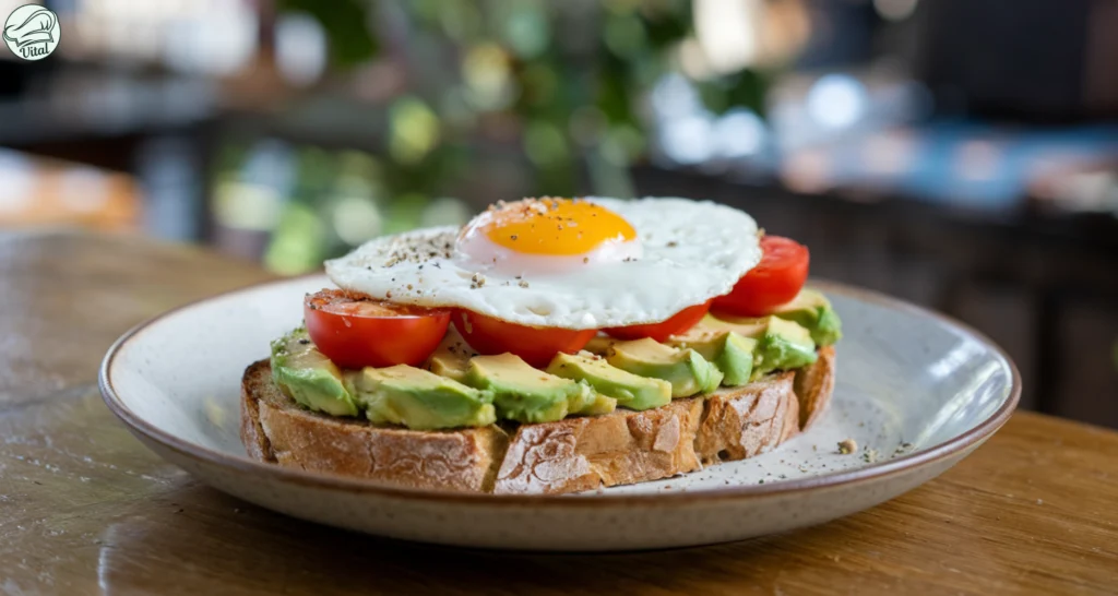 Avocado toast with egg