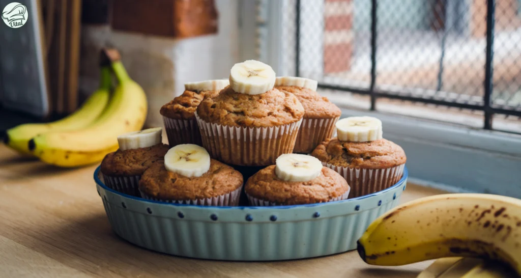 Vegan banana muffins