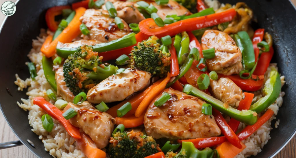 Chicken vegetable stir-fry