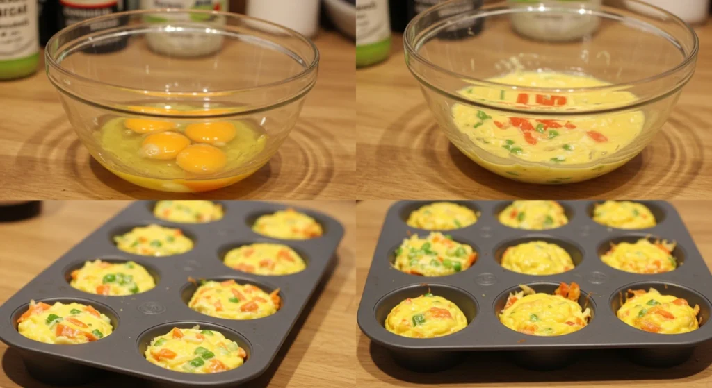 Step-by-Step for Mini Frittata