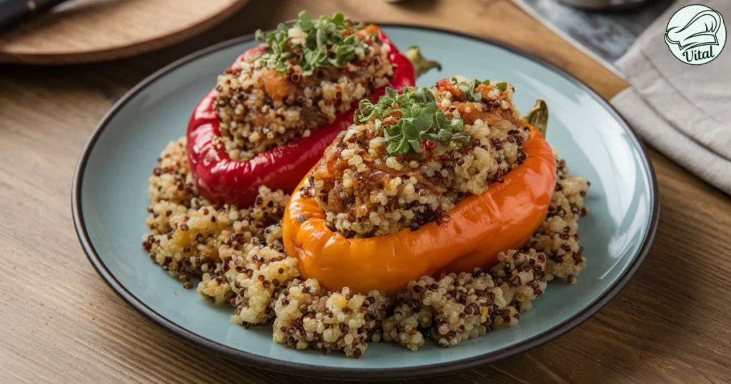 Vegan stuffed peppers