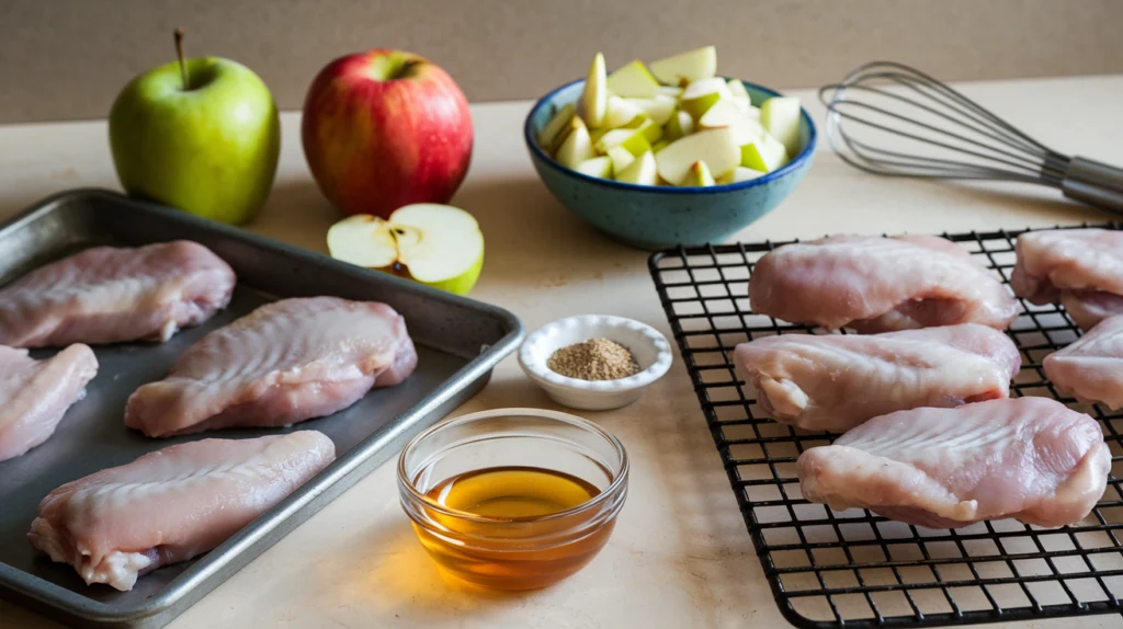 Apple and Honey-Glazed Chicken Tenders