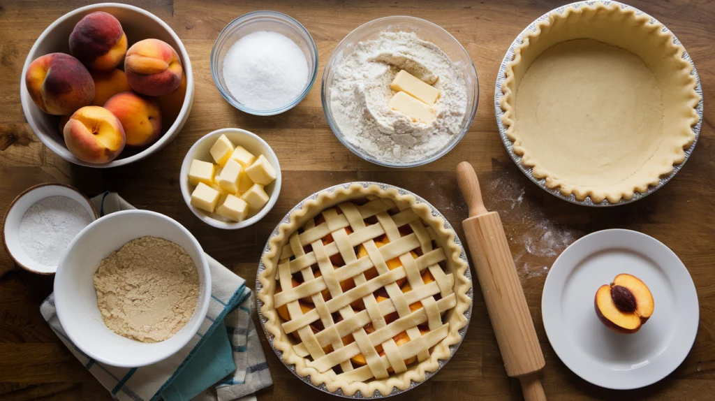 Steps to make Peach Pie with Canned Peaches