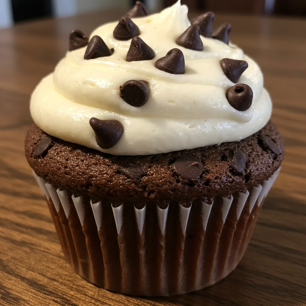 Chocolate Chip Cupcake