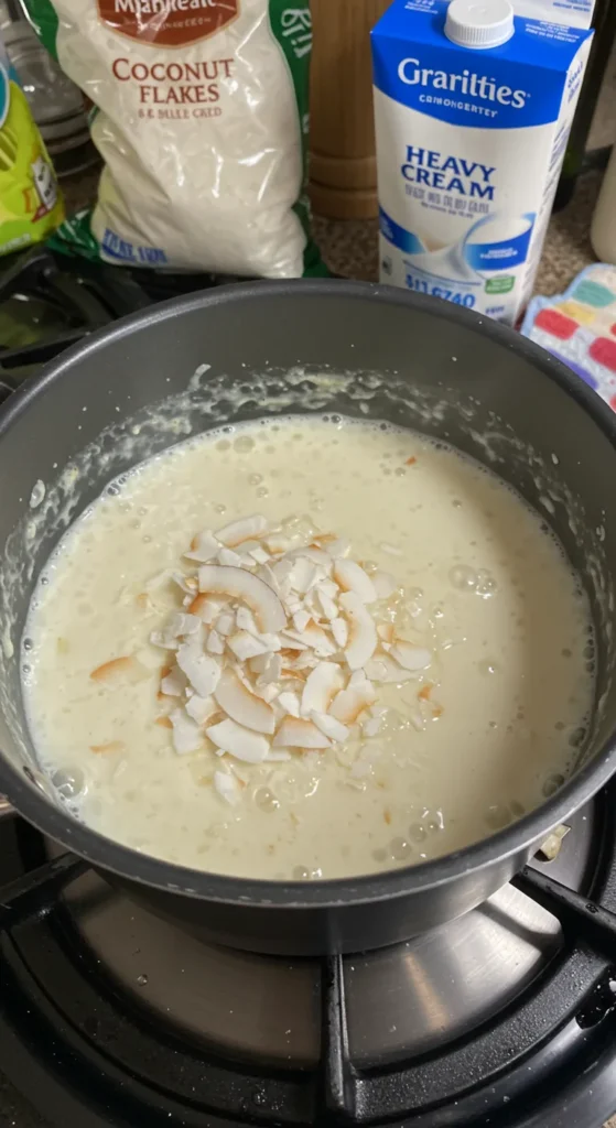 Ingredients for Creamy Coconut Shrimp