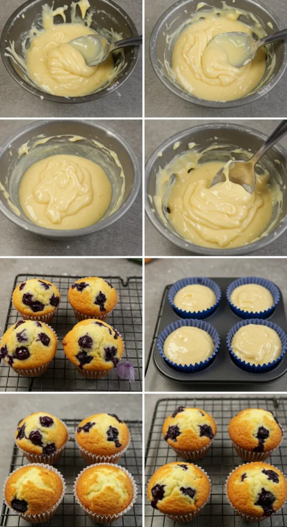 Step-by-Step Guide to Perfect Mini Blueberry Muffins