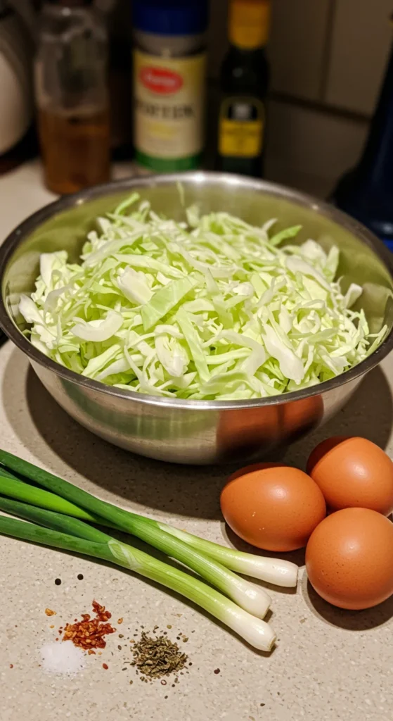 Ingredients  Cabbage and Egg