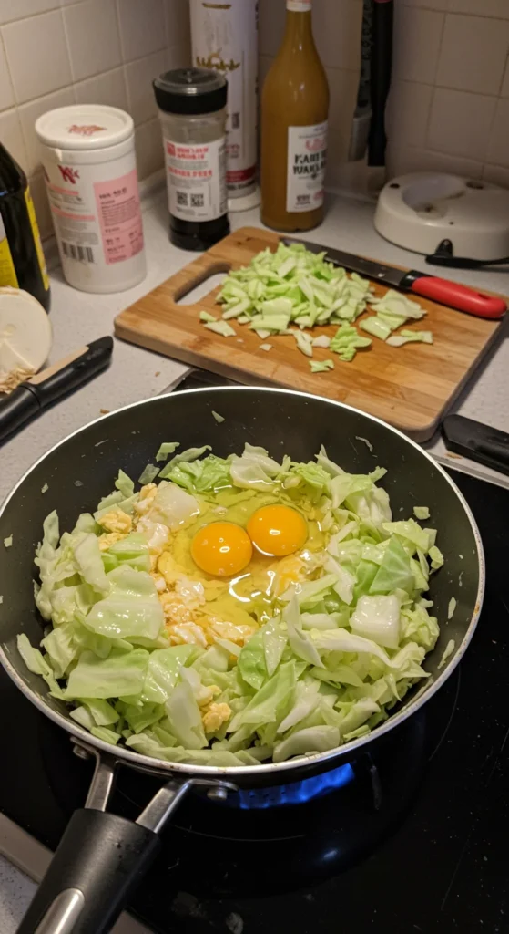 Foolproof Step-by-Step Cooking Guide of cabbage and egg